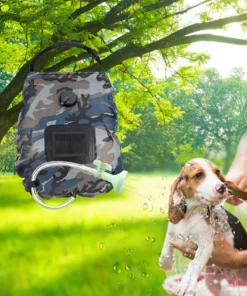 Douche solaire portable pour bord de mer – Eau chaude instantanée en extérieur – Idéale camping et plage